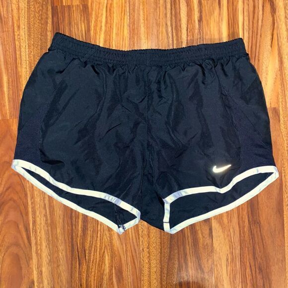 Nike Black and White Dri-Fit Shorts - Picture 1 of 6